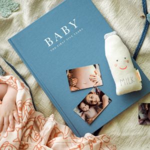 WRITE TO ME || Baby Journal - Birth To Five Years • BLUE