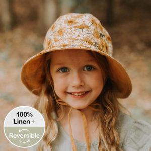 BEDHEAD || WANDERER || Reversible Sun Hat || MARGUERITE / MAIZE