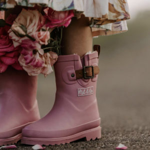 SCOUT Dusty Rose Gumboots - fully lined!