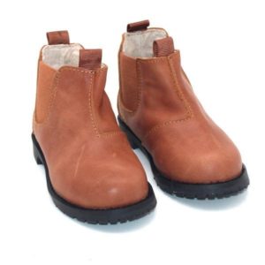NEW || ALFIE tan premium leather unisex pull on boots | Baby | Toddler | Child | Youth
