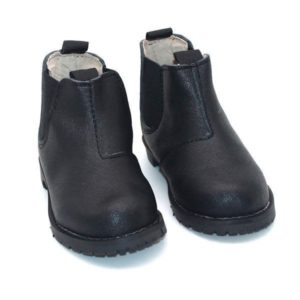 NEW || ALFIE black leather unisex pull on boots | Baby | Toddler | Child | Youth