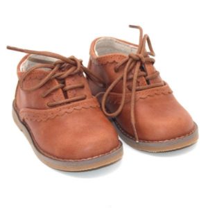 NEW || CASSIDY || Tan smooth premium leather vintage oxford shoe | Baby | Toddler | Child | Youth