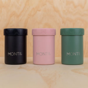 MontiiCo Insulated Can & Bottle Cooler || Blossom || Sage || Coal
