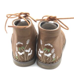 CAMILLA || Premium wax leather with embroidery boots || Toddler | Child